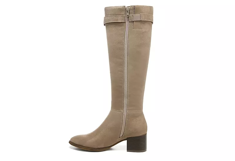 Lifestride Womens Daring Wide Calf Tall Boot - Med Natural 4 Lifestride Womens Daring Wide Calf Tall Boot - Med Natural - Image 4