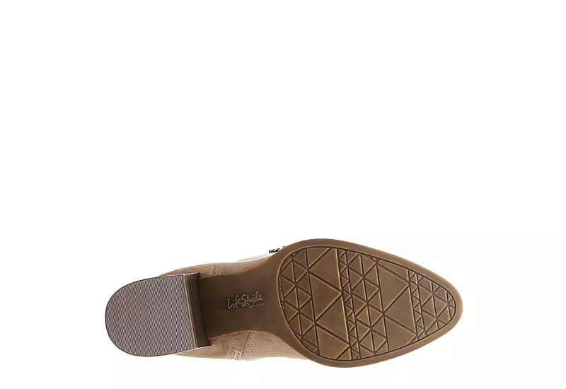 Lifestride Womens Daring Wide Calf Tall Boot - Med Natural 7 Lifestride Womens Daring Wide Calf Tall Boot - Med Natural - Image 7