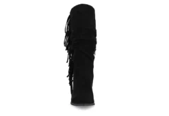Journee Collection Womens Hartly Fringed Wide Calf Dress Boot - Black 9 Journee Collection Womens Hartly Fringed Wide Calf Dress Boot - Black -Women Shoes Store US 01 303177 02