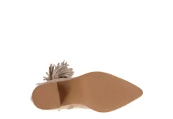 Journee Collection Womens Hartly Fringed Wide Calf Dress Boot - Taupe -Women Shoes Store US 01 303178 06
