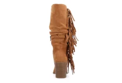 Journee Collection Womens Hartly Fringed Wide Calf Dress Boot - Tan 11 Journee Collection Womens Hartly Fringed Wide Calf Dress Boot - Tan -Women Shoes Store US 01 303180 04