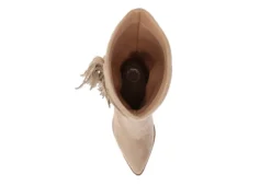 Journee Collection Womens Hartly Fringed Extra Wide Calf Dress Boot - Taupe -Women Shoes Store US 01 303183 05