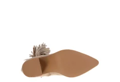 Journee Collection Womens Hartly Fringed Extra Wide Calf Dress Boot - Taupe -Women Shoes Store US 01 303183 06