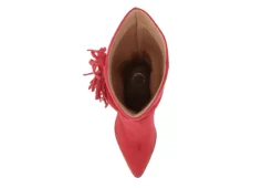 Journee Collection Womens Hartly Fringed Extra Wide Calf Dress Boot - Red -Women Shoes Store US 01 303199 05