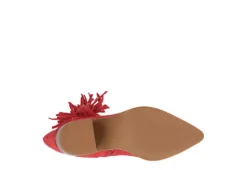 Journee Collection Womens Hartly Fringed Extra Wide Calf Dress Boot - Red -Women Shoes Store US 01 303199 06