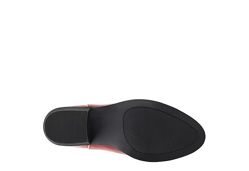 Journee Collection Womens Novva Western Ankle Boot - Red 7 Journee Collection Womens Novva Western Ankle Boot - Red - Image 7