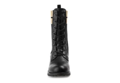 Journee Collection Womens Melei Lace Up Boot - Black 9 Journee Collection Womens Melei Lace Up Boot - Black -Women Shoes Store US 01 303339 02
