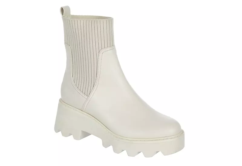 Dv By Dolce Vita Womens Villa Ankle Boot - Ivory 1 Dv By Dolce Vita Womens Villa Ankle Boot - Ivory