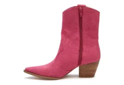 Coconuts Womens Bambi Western Boot - Bright Pink -Women Shoes Store US 01 303496 03