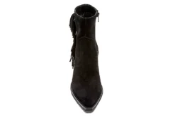 Coconuts Womens Jane Western Ankle Boot - Black -Women Shoes Store US 01 303520 02