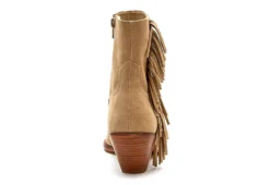 Coconuts Womens Jane Western Ankle Boot - Natural -Women Shoes Store US 01 303521 04