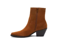 Coconuts Womens Jane Western Ankle Boot - Cognac -Women Shoes Store US 01 303522 03