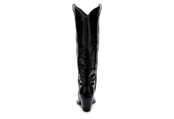 Coconuts Womens Jax Tall Western Boot - Black -Women Shoes Store US 01 303523 04