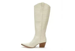 Coconuts Womens Jax Tall Western Boot - Ivory -Women Shoes Store US 01 303524 03
