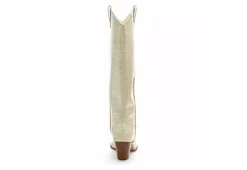 Coconuts Womens Jax Tall Western Boot - Ivory -Women Shoes Store US 01 303524 04