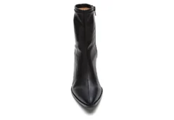 Coconuts Womens Kyra Ankle Western Boot - Black -Women Shoes Store US 01 303525 02