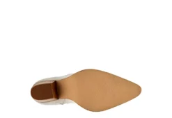 Coconuts Womens Kyra Ankle Western Boot - Bone -Women Shoes Store US 01 303526 06