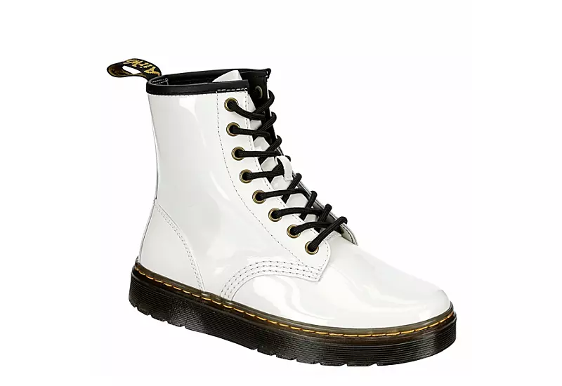 Dr. Martens Dr.martens Womens Zavala Combat Boot - White 1 Dr. Martens Dr.martens Womens Zavala Combat Boot - White