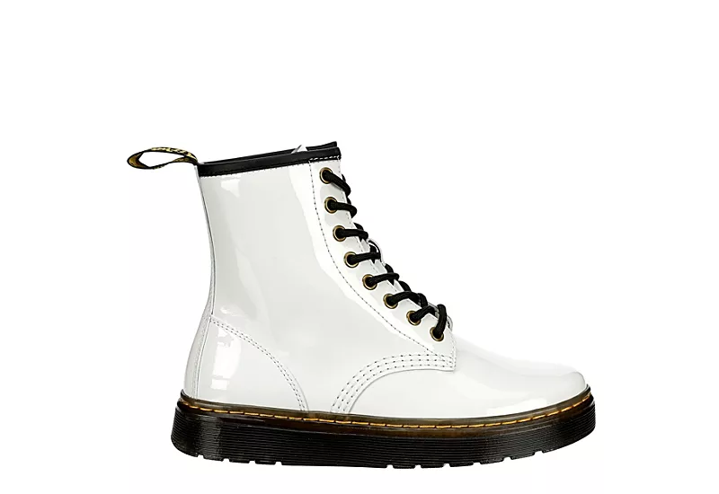 Dr. Martens Dr.martens Womens Zavala Combat Boot - White 2 Dr. Martens Dr.martens Womens Zavala Combat Boot - White - Image 2