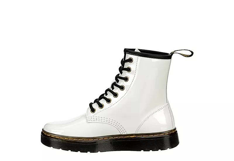 Dr. Martens Dr.martens Womens Zavala Combat Boot - White 4 Dr. Martens Dr.martens Womens Zavala Combat Boot - White - Image 4