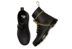 Dr. Martens Dr.martens Womens Combs Combat Boot - Black -Women Shoes Store US 01 330188 04