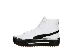 Puma Womens Kaia High Top Platform Sneaker - White 10 Puma Womens Kaia High Top Platform Sneaker - White -Women Shoes Store US 01 400673 03