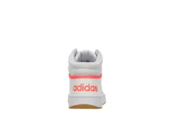 Adidas Womens Hoops 3.0 Mid Top Sneaker - White -Women Shoes Store US 01 400745 04