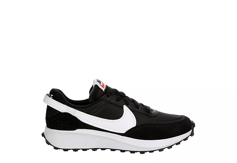 Nike Womens Waffle Debut Sneaker - Black 2 Nike Womens Waffle Debut Sneaker - Black - Image 2