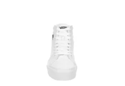 Vans Womens Filmore High Top Platform Sneaker - White -Women Shoes Store US 01 400983 02