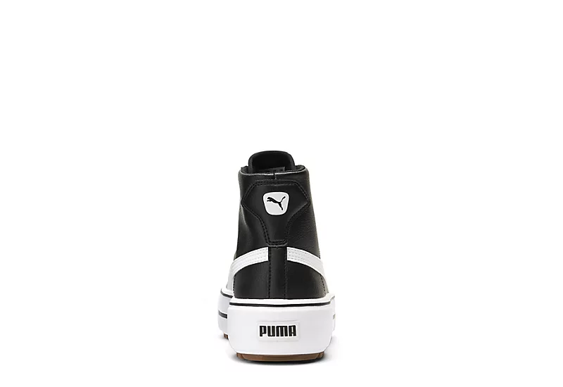 Puma Womens Kaia High Top Platform Sneaker - Black 3 Puma Womens Kaia High Top Platform Sneaker - Black - Image 3
