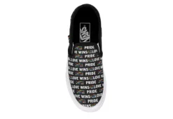 Vans Womens Asher Slip On Sneaker - Black -Women Shoes Store US 01 401192 05