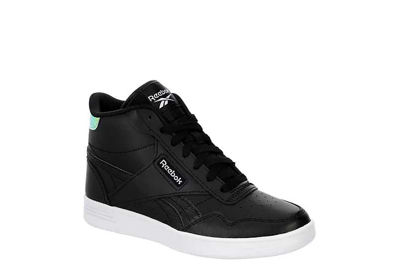 Reebok Womens Club High Top Sneaker - Black 1 Reebok Womens Club High Top Sneaker - Black