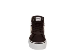 Vans Womens Filmore High Top Platform Sneaker - Brown 9 Vans Womens Filmore High Top Platform Sneaker - Brown -Women Shoes Store US 01 401274 02