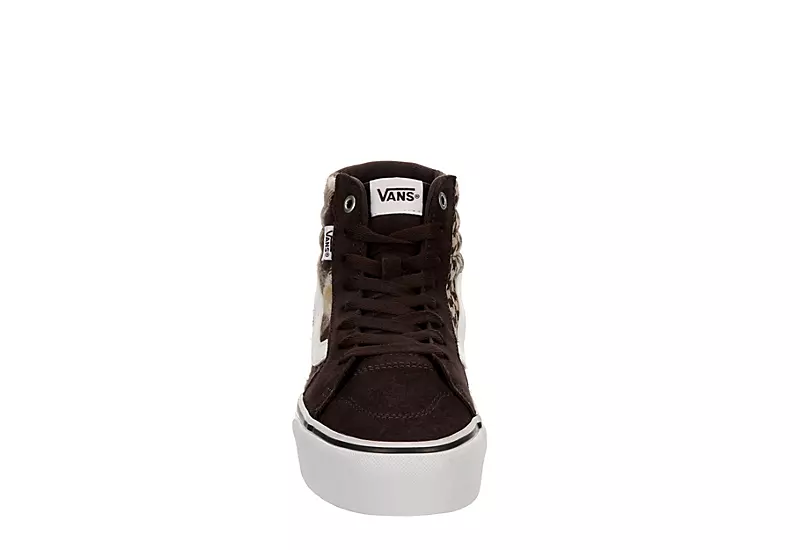 Vans Womens Filmore High Top Platform Sneaker - Brown 3 Vans Womens Filmore High Top Platform Sneaker - Brown - Image 3