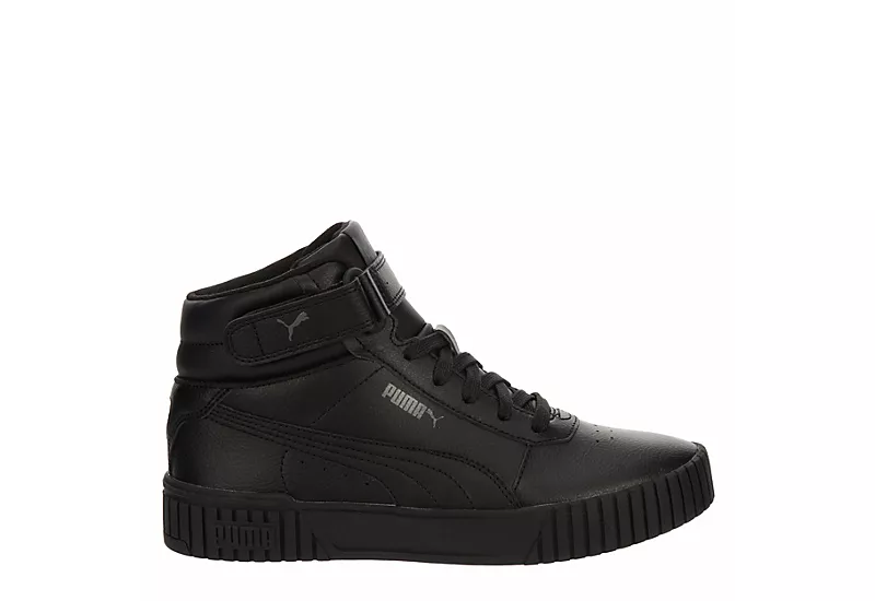 Puma Womens Carina 2.0 Mid Sneaker - Black 2 Puma Womens Carina 2.0 Mid Sneaker - Black - Image 2