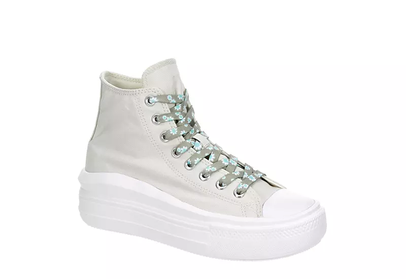 Converse Womens Chuck Taylor All Star Move High Top Sneaker - Bone 1 Converse Womens Chuck Taylor All Star Move High Top Sneaker - Bone