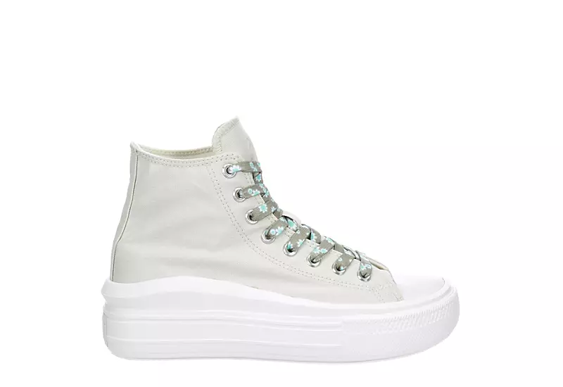 Converse Womens Chuck Taylor All Star Move High Top Sneaker - Bone 2 Converse Womens Chuck Taylor All Star Move High Top Sneaker - Bone - Image 2