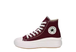 Converse Womens Chuck Taylor All Star Move High Top Sneaker - Burgundy -Women Shoes Store US 01 401341 03