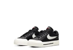 Nike Womens Court Legacy Lift Sneaker - Black
