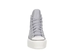 Converse Womens Chuck Taylor All Star High Top Platform Sneaker - Pale Grey -Women Shoes Store US 01 401481 02