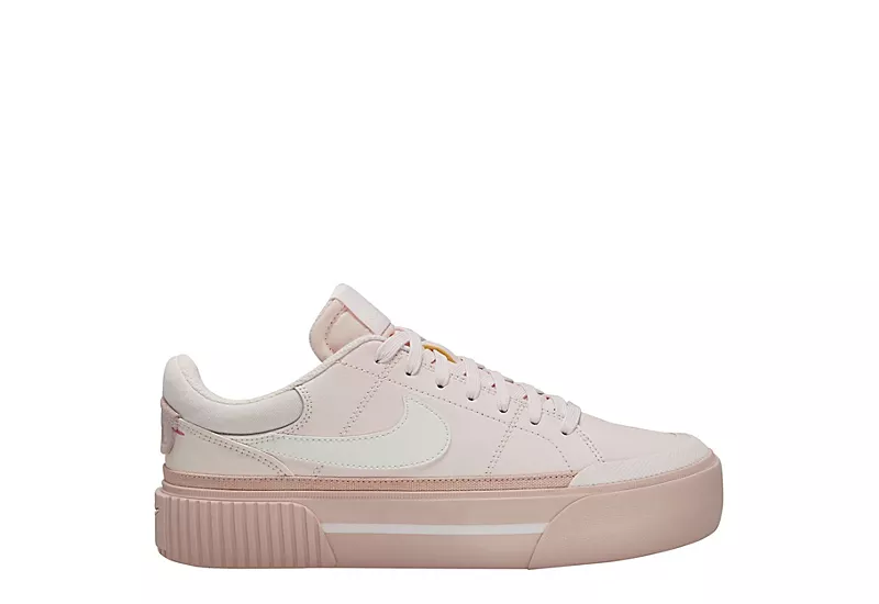 Nike Womens Court Legacy Lift Sneaker - Pale Pink 1 Nike Womens Court Legacy Lift Sneaker - Pale Pink