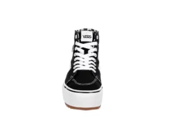 Vans Womens Filmore High Top Tapered Platform Sneaker - Black -Women Shoes Store US 01 401517 02