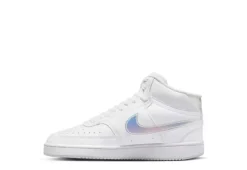 Nike Womens Court Vision Mid Sneaker - White -Women Shoes Store US 01 401631 02