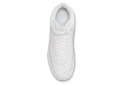 Nike Womens Court Vision Mid Sneaker - White -Women Shoes Store US 01 401631 04
