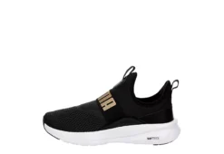 Puma Womens Softride Enzo Evo Slip-on Sneaker - Black -Women Shoes Store US 01 401663 03