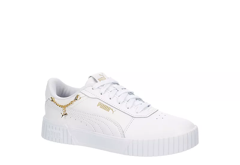 Puma Womens Carina 2.0 Charm Sneaker - White 1 Puma Womens Carina 2.0 Charm Sneaker - White