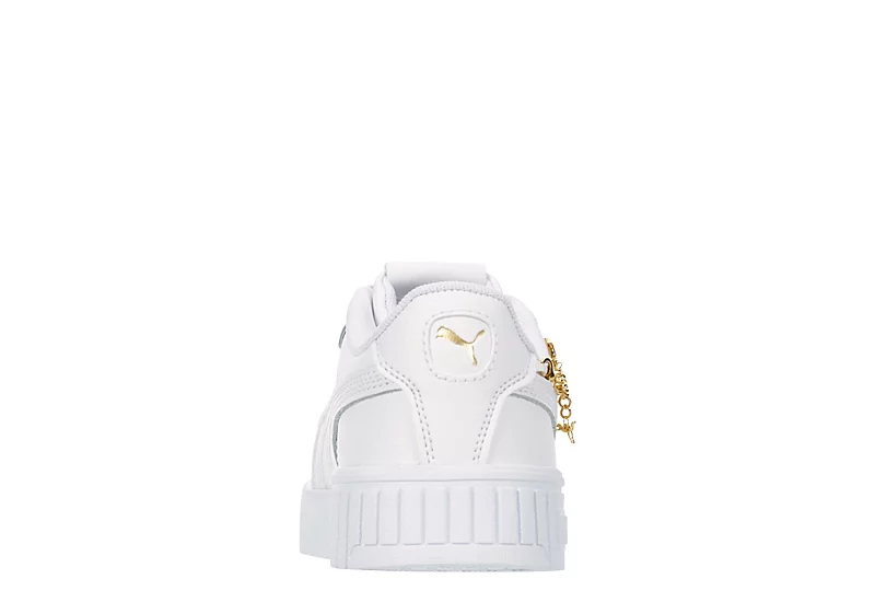 Puma Womens Carina 2.0 Charm Sneaker - White 5 Puma Womens Carina 2.0 Charm Sneaker - White - Image 5