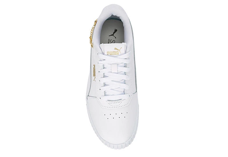 Puma Womens Carina 2.0 Charm Sneaker - White 6 Puma Womens Carina 2.0 Charm Sneaker - White - Image 6