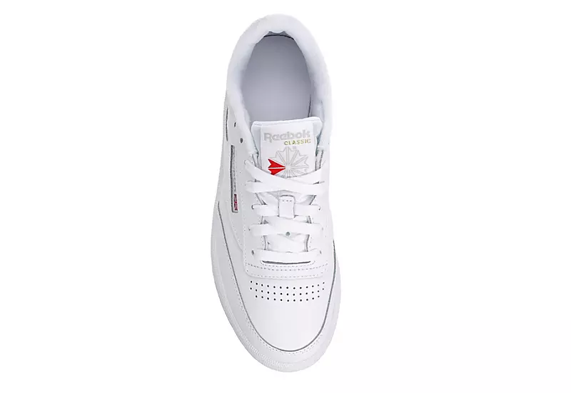 Reebok Womens Club C 85 Sneaker - White 6 Reebok Womens Club C 85 Sneaker - White - Image 6