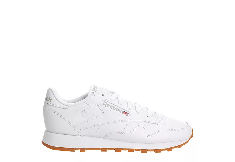 Reebok Womens Classic Leather Sneaker - White 2 Reebok Womens Classic Leather Sneaker - White - Image 2